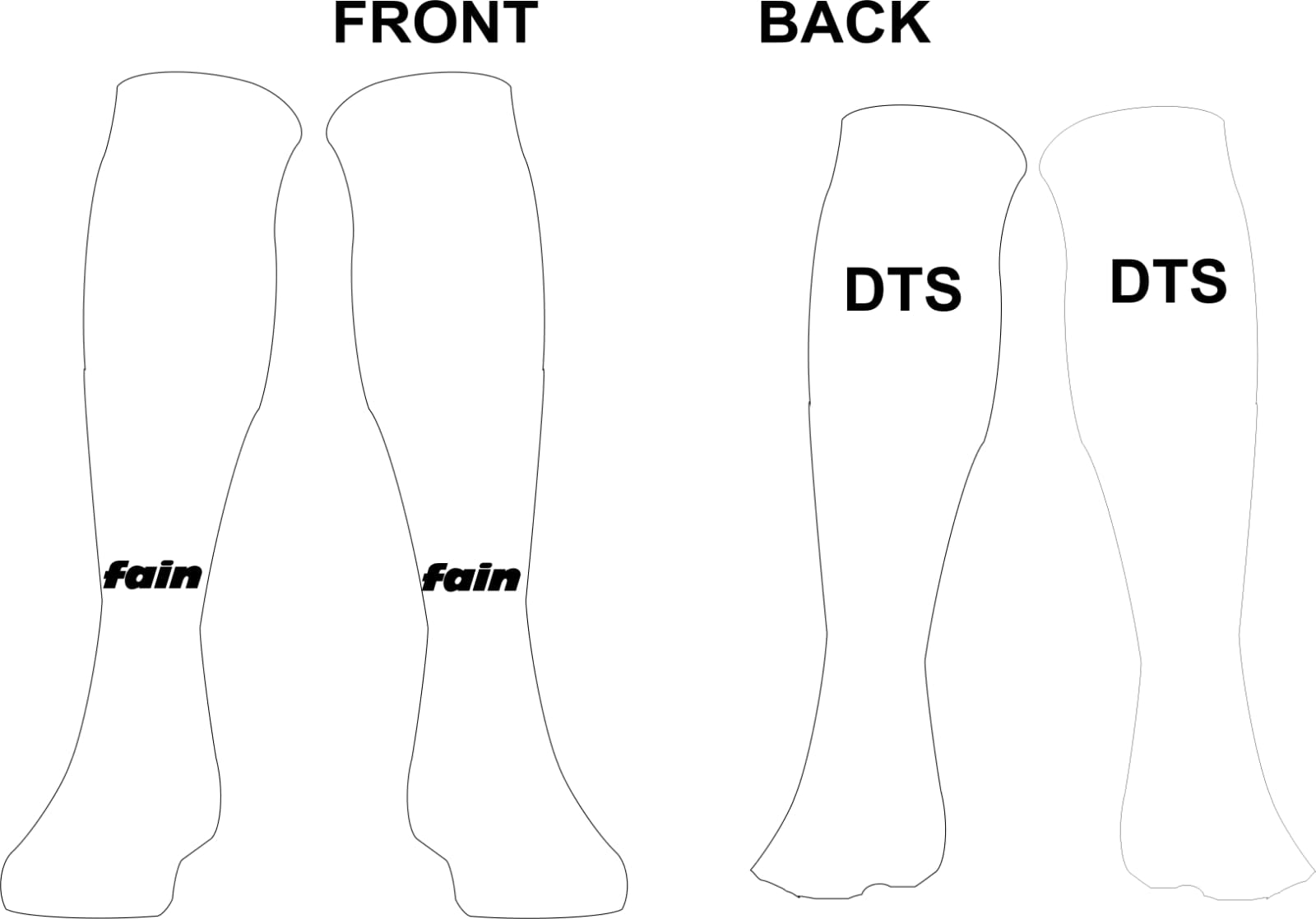 DTS Football Socks